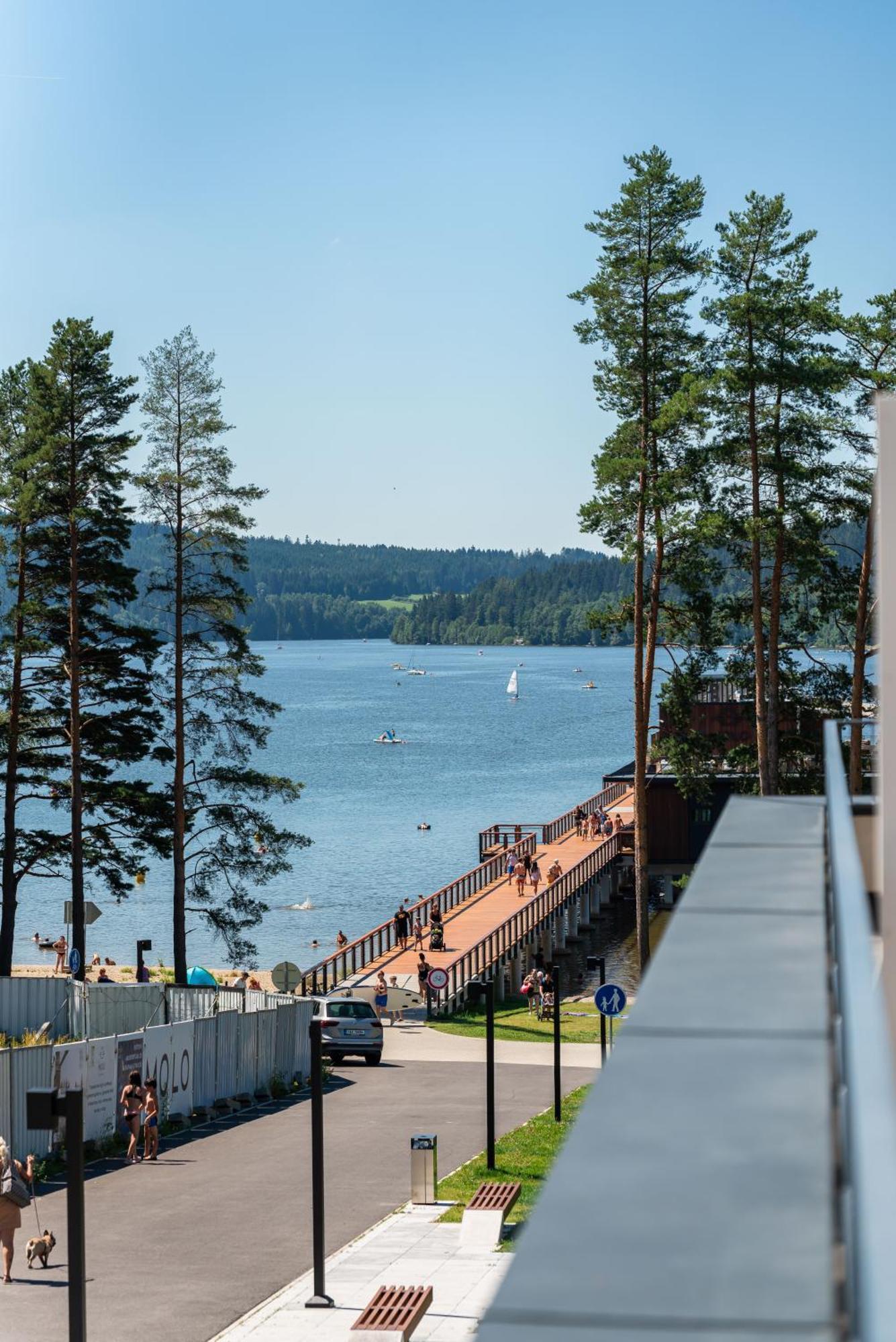 Apartman Molo Lipno Lipno nad Vltavou Bagian luar foto